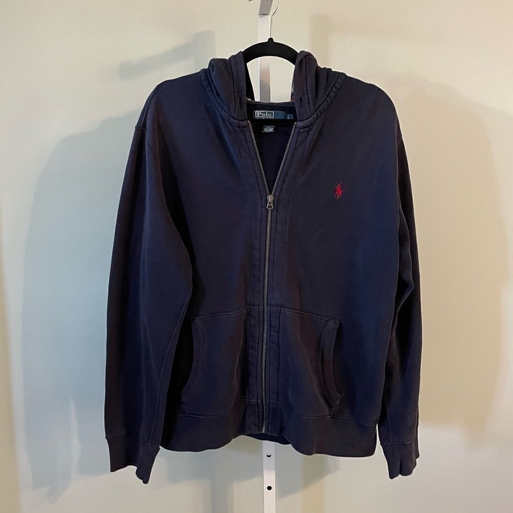 Polo Ralph Lauren Navy Zippered Jacket